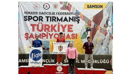 İnegöl Belediyesporlu Sporculardan, Spor Tırmanışta Türkiye Dereceleri