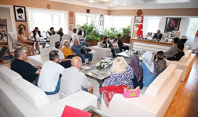 kuzdere halkindan baskan topalogluna tesekkur ziyareti